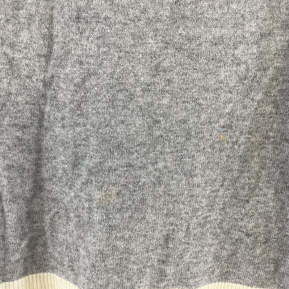 Rag & Bone Womens XS Wool Cashmere Mock Neck Pullover Sweater Gray/Navy Preowned - Picture 4 of 6